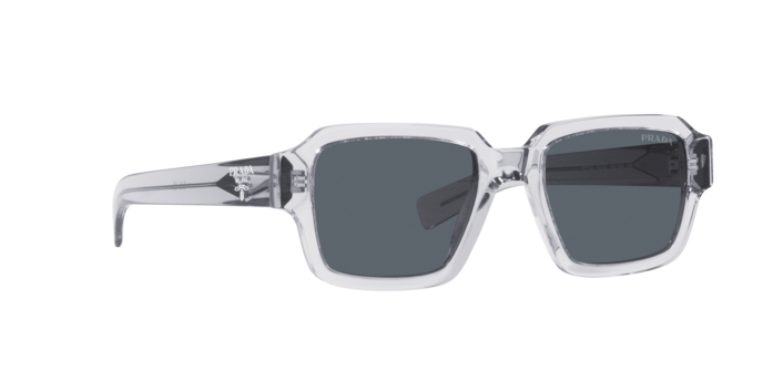 Prada 0PR 02ZS U430A9 Men's Sunglasses - Transparent Grey
