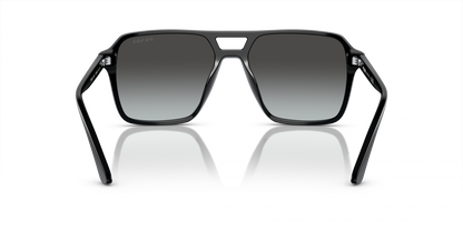 Prada PR 20YS 1AB06T Men's Aviator Sunglasses - Black Sunglasses