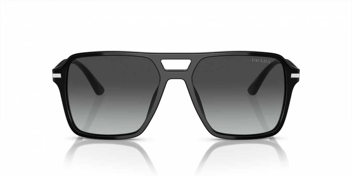 Prada PR 20YS 1AB06T Men's Aviator Sunglasses - Black Sunglasses