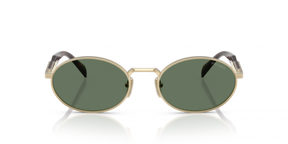 Prada PR 65ZS Women's Sunglasses - Pale Gold & Dark Green
