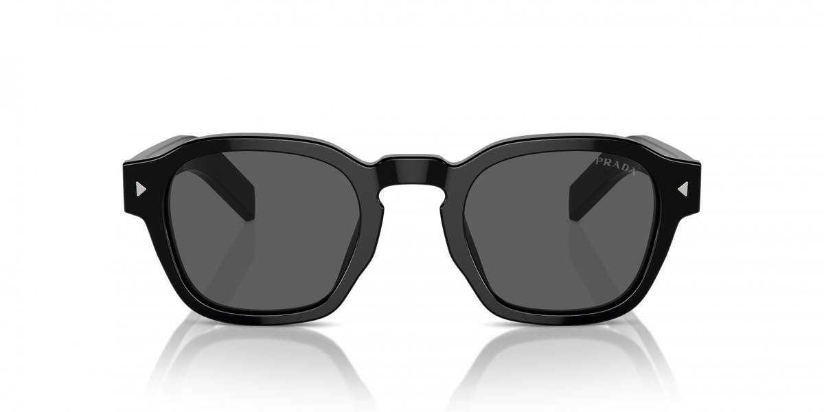 Prada PR A16S 16K731 Men's Sunglasses - Black Frame, Dark Grey Lenses