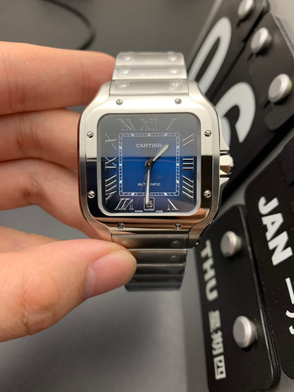 Cartier Santos de Cartier Blue Dial