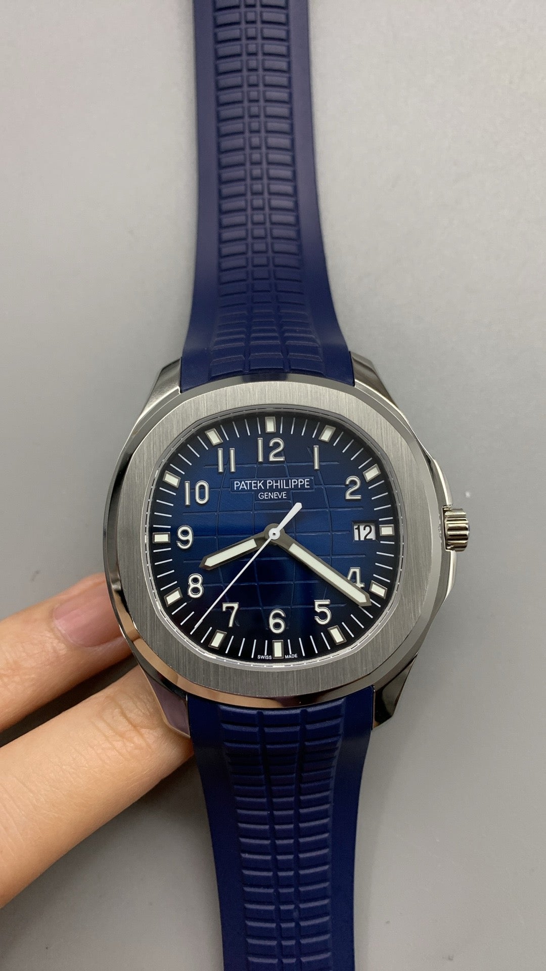 Patek Philippe Aquanaut 5168G-001 Blue Dial - BBF SUPER CLONE - 3285 V3