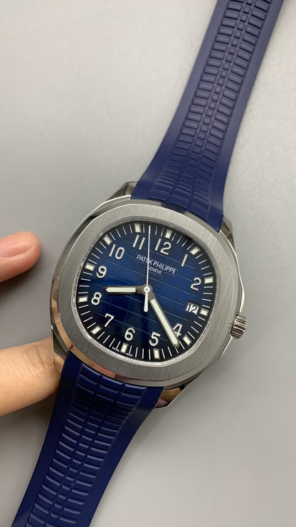 Patek Philippe Aquanaut 3285 V3 – AAA+ 5168G-001 White Gold Blue Dial (2025)