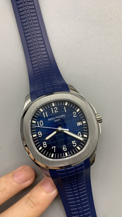 Patek Philippe Aquanaut 3285 V3 – AAA+ 5168G-001 White Gold Blue Dial (2025)