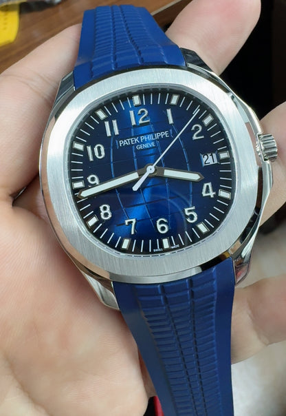 Patek Philippe Aquanaut 3285 V3 – AAA+ 5168G-001 White Gold Blue Dial (2025)