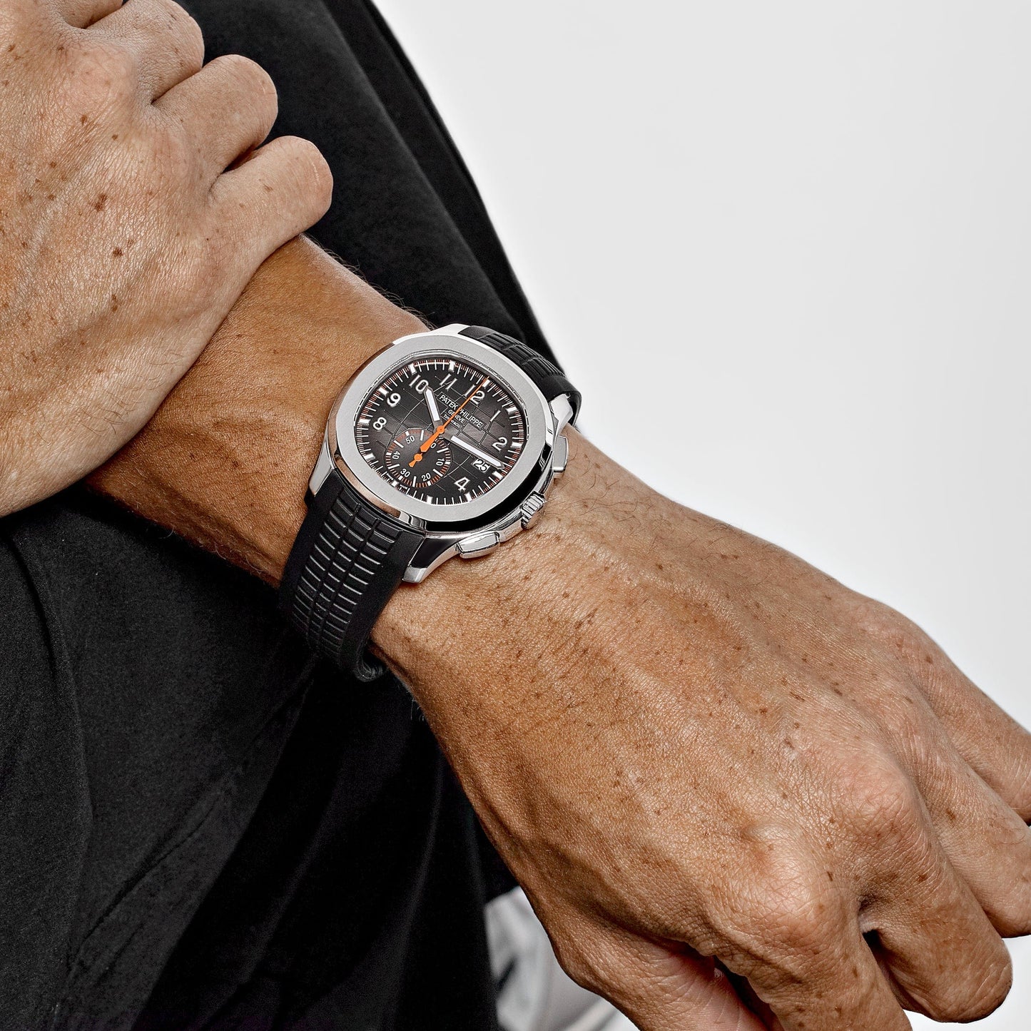 Patek Philippe Aquanaut Chronograph 3285 V3 – AAA+ 5968A-001 Stainless Steel Black Dial (2024)