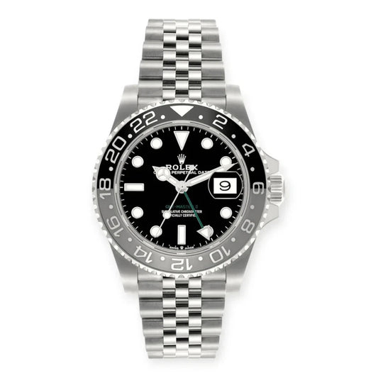 Rolex GMT-Master II 3285 V3 – AAA+ 126710GRNR 'Bruce Wayne' Stainless Steel Black Dial Jubilee